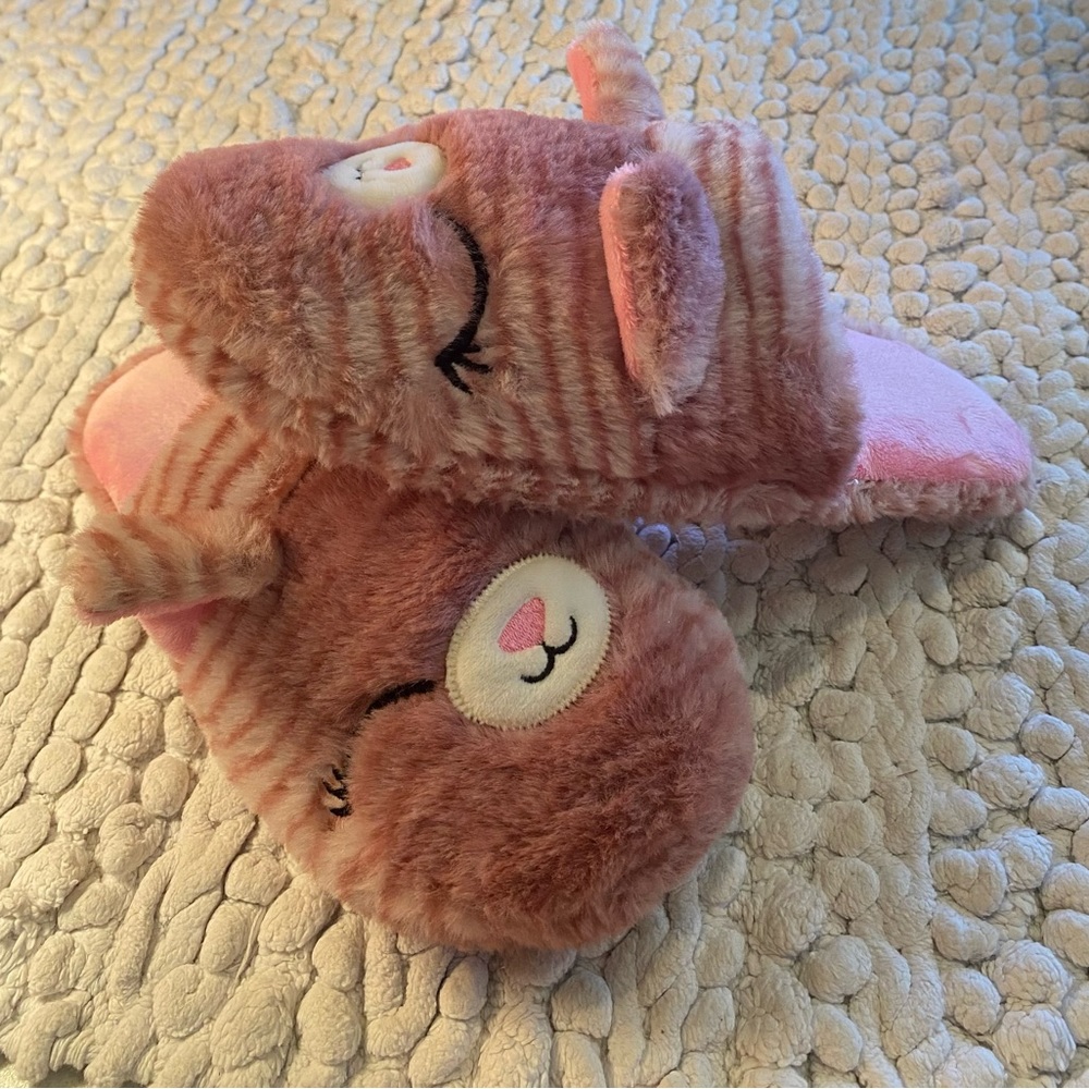 Pink Cat Slippers